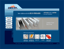 Tablet Screenshot of deltaperfilados.com.br